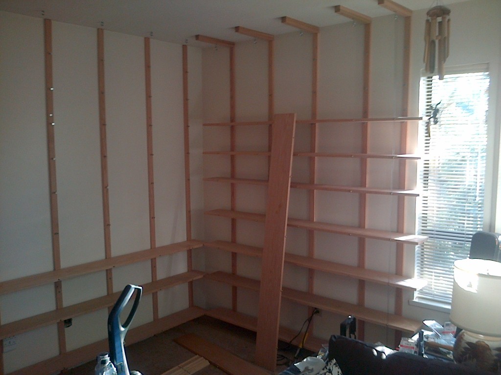 Shelving in progress....
